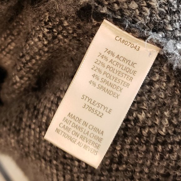 Long Warm Cardigan Sized XL Max Studio - Picture 6 of 8